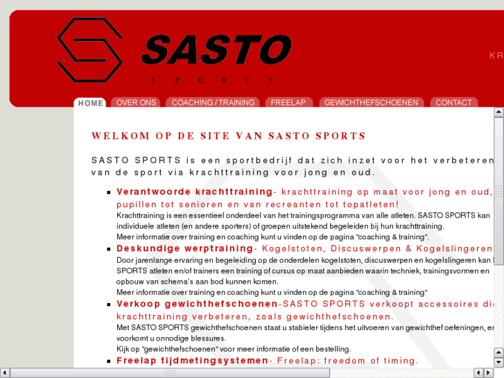 www.sastosports.nl