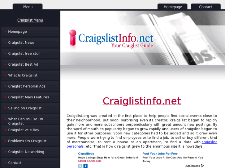 www.craigslistinfo.net