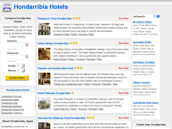 www.hondarribiahotels.com