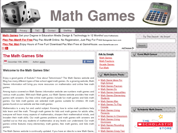 www.math-games.info