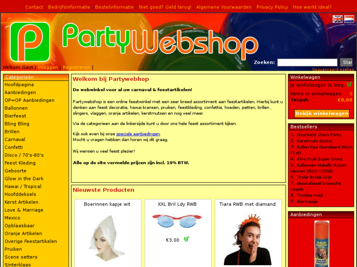 www.partywebshop.nl