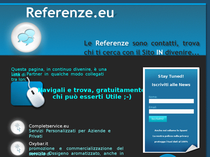 www.referenze.eu