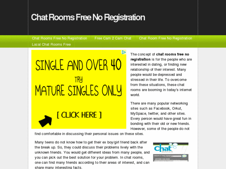 www.chatroomsfreenoregistration.info