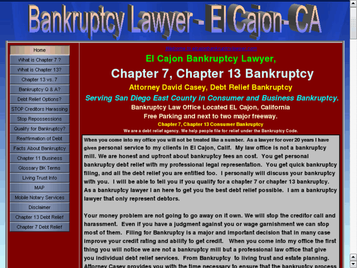 www.elcajonbankruptcylawyer.info