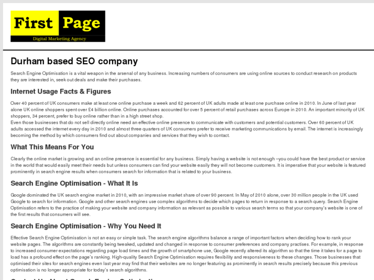 www.firstpage.co.uk