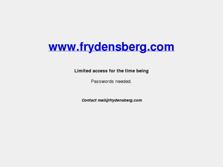 www.frydensberg.com