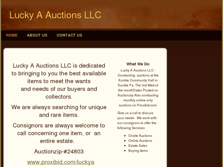 www.luckyaauctions.com