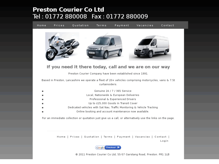 www.prestoncouriers.co.uk