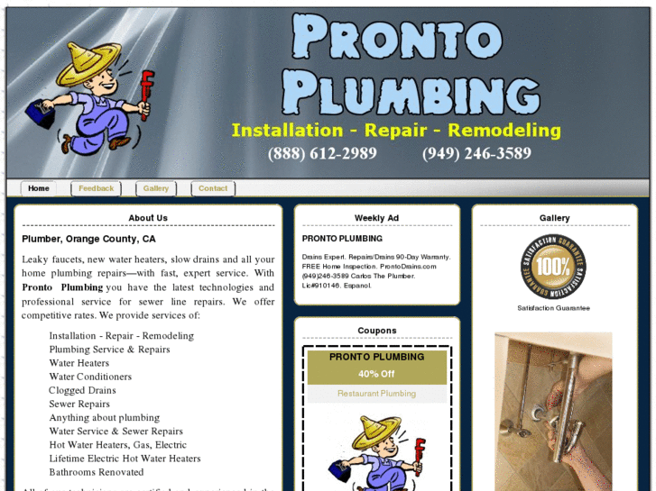 www.prontoplumbing.net