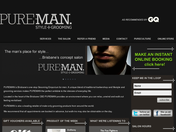 www.puremansalon.com.au