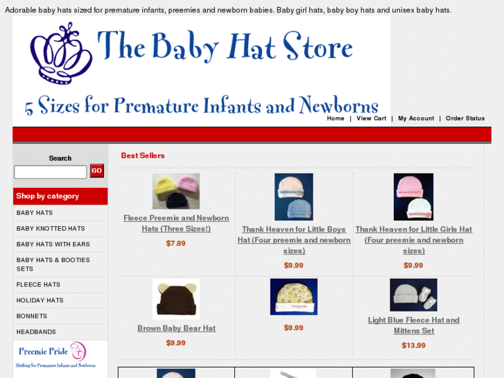 www.thebabyhatstore.com