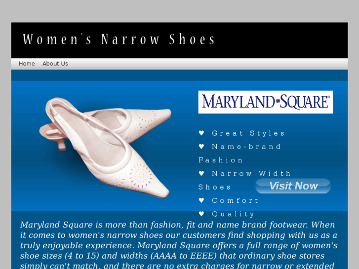www.womens-narrowshoes.com