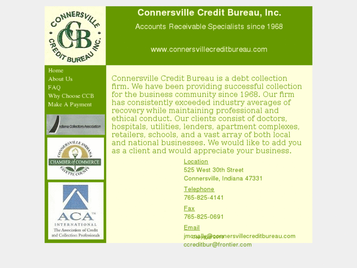 www.connersvillecreditbureau.com