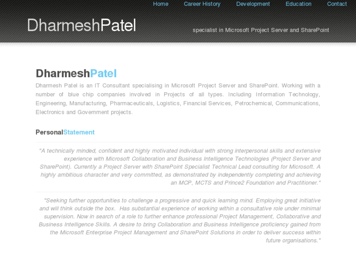 www.dharmeshpatel.co.uk