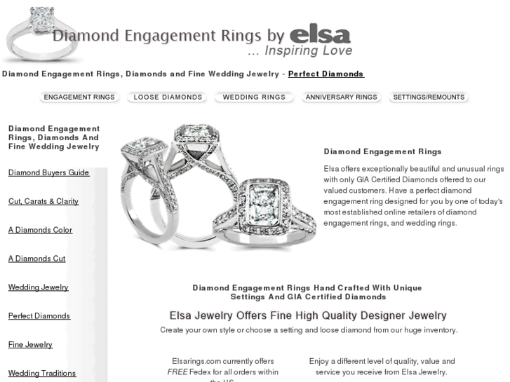 www.diamondengagementringsbyelsa.com