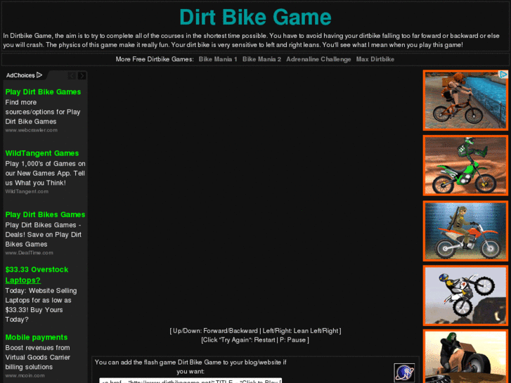 www.dirtbikegame.net