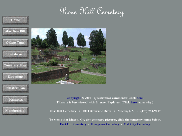 www.historicrosehillcemetery.org