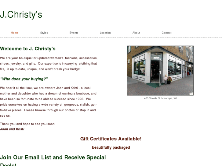 www.jchristys.com