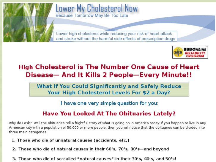 www.lower-my-cholesterol-now.com