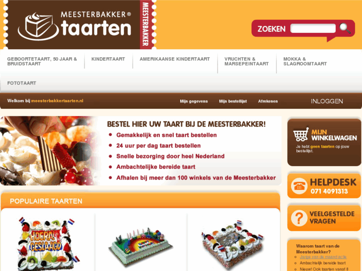 www.meesterbakkertaarten.nl