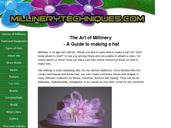 www.millinerytechniques.com