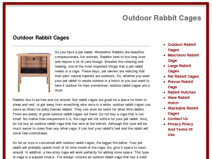 www.outdoorrabbitcage.com