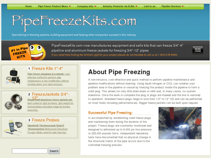 www.pipefreezekits.com