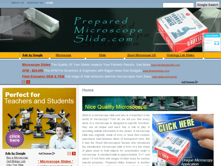 www.preparedmicroscopeslide.com