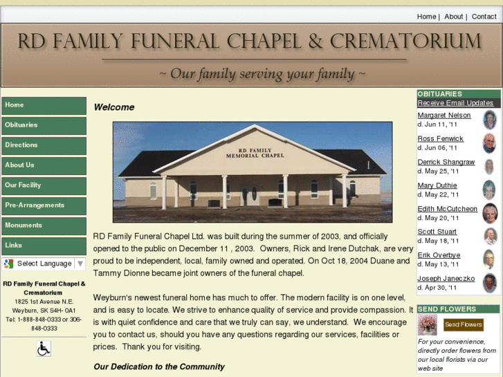 www.rdfamilymemorialfuneralchapel.com