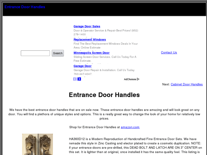 www.entrancedoorhandles.com