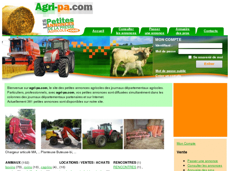 www.les-petites-annonces-de-la-presse-agricole.com