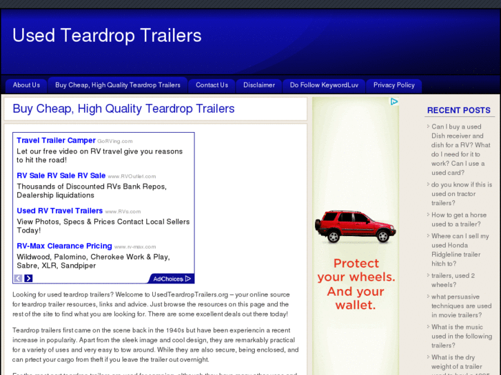 www.usedteardroptrailers.org