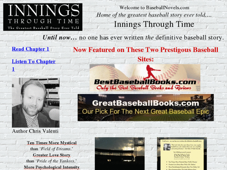 www.baseballnovels.com