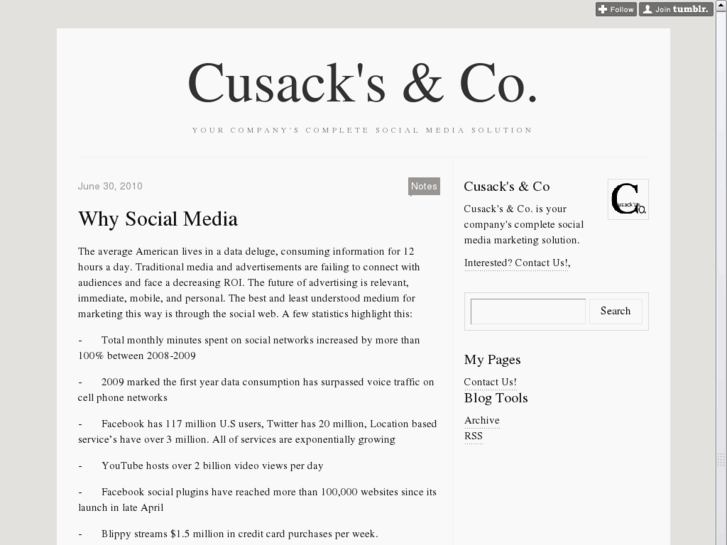 www.cusackco.com
