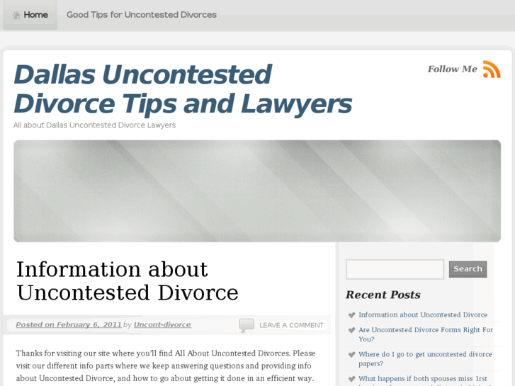 www.dallasuncontesteddivorce.com