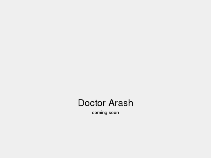 www.doctorarash.com