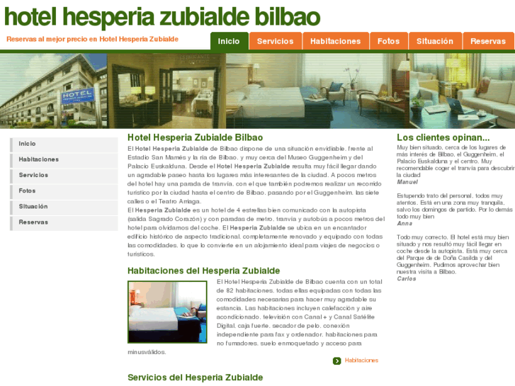 www.hotelzubialdebilbao.com