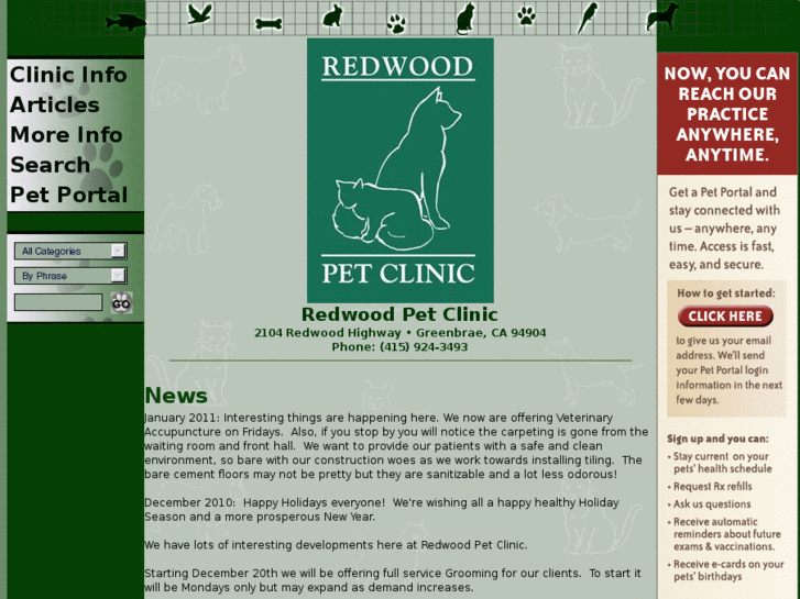 www.redwoodpetclinic.com