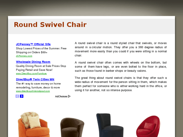 www.roundswivelchair.com