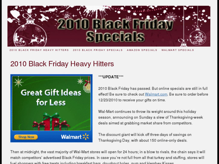 www.2010blackfridayspecials.com