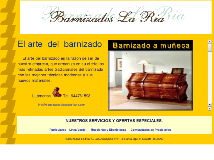 www.barnizadosylacados-laria.com