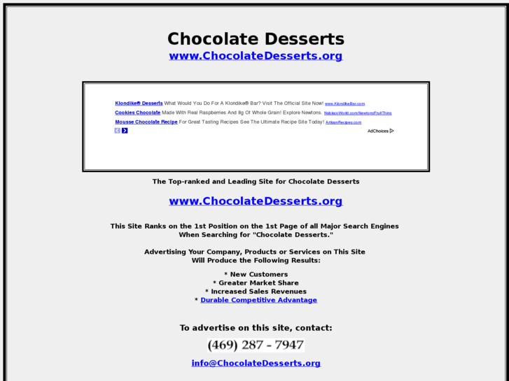 www.chocolatedesserts.org