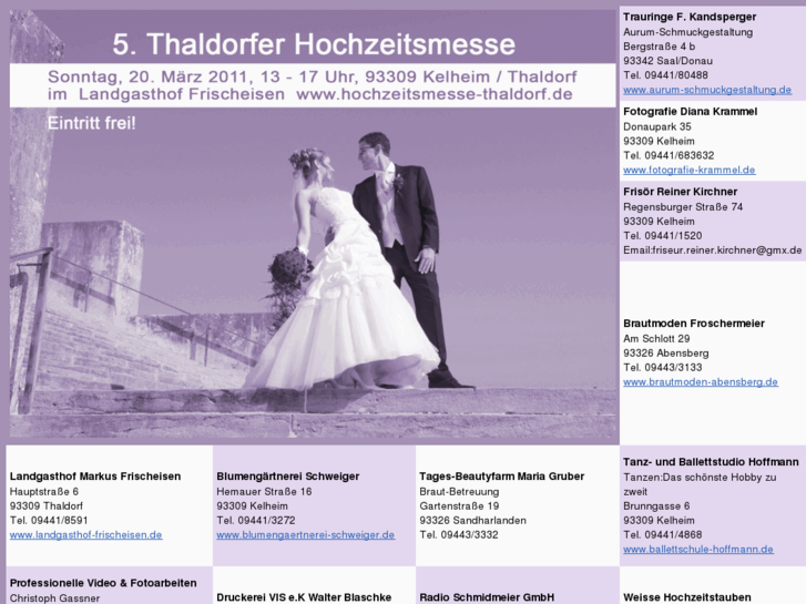 www.hochzeitsmesse-thaldorf.de