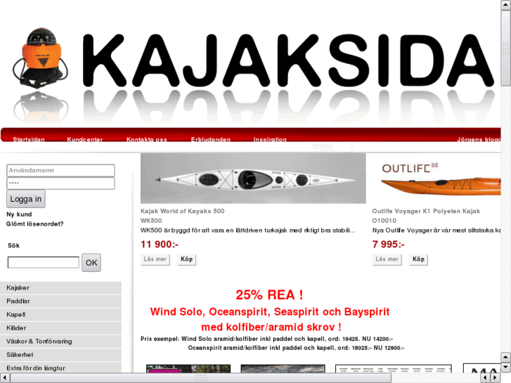 www.kajaksidan.se