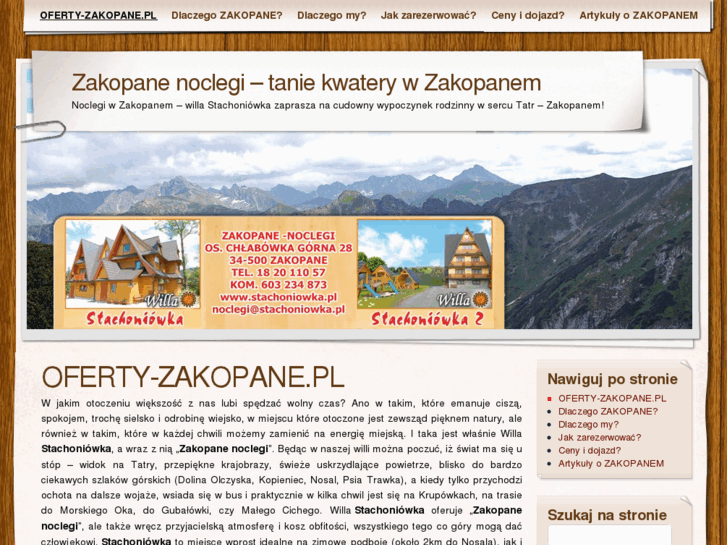 www.oferty-zakopane.pl