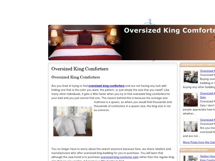 www.oversizedkingcomforters.net