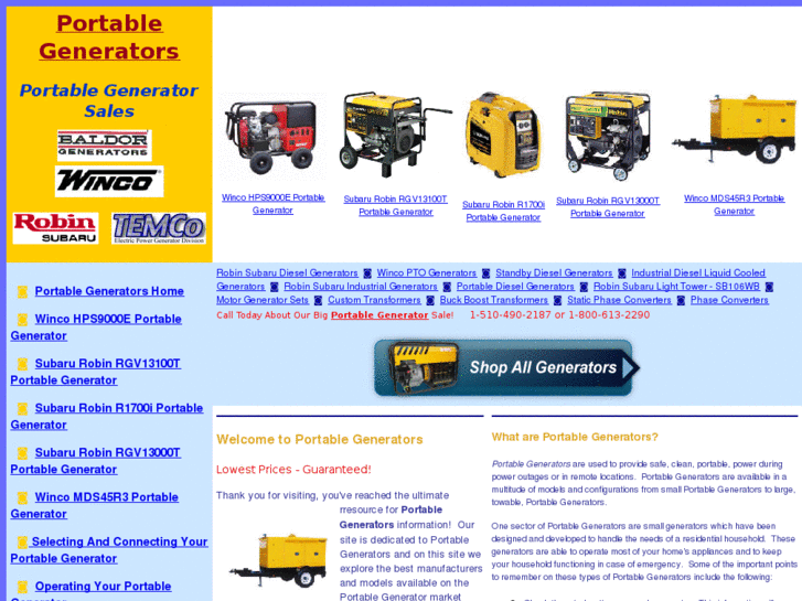 www.portablegeneratorsco.com