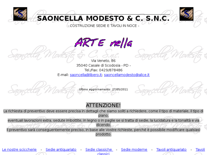 www.saoncellamodesto.com