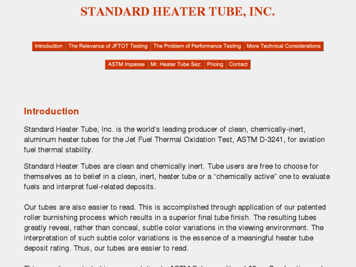 www.standardheatertube.com