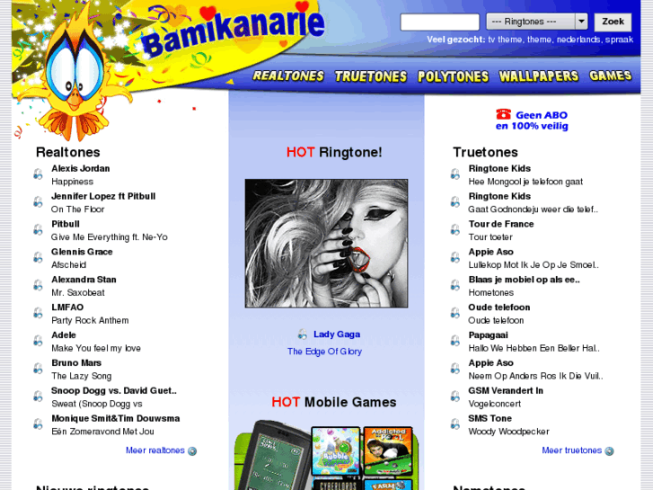 www.bamikanarie.nl